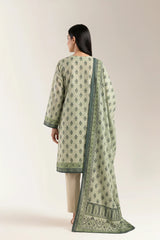 Printed Unstitched 3PC