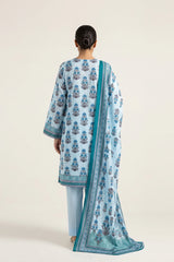 Printed Unstitched 3PC