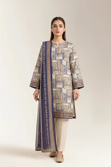 Printed Unstitched 3PC