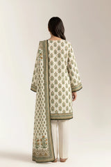 Printed Unstitched 3PC