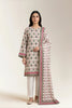 Printed Unstitched 3PC