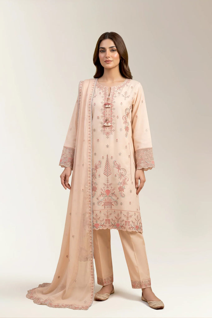 Embroidered Unstitched 3PC