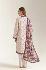 Printed Unstitched 3PC