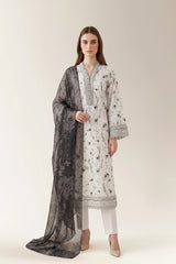 Printed Unstitched 3PC