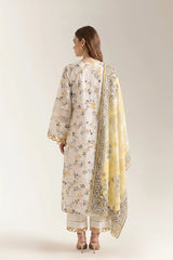 Printed Unstitched 3PC