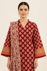 Printed Unstitched 3PC