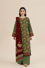 Printed Unstitched 3PC