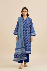 Printed Unstitched 3PC