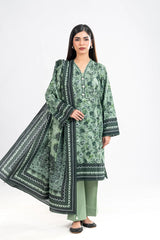 Printed Unstitched 3PC