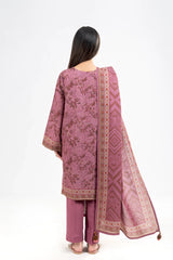 Printed Unstitched 3PC