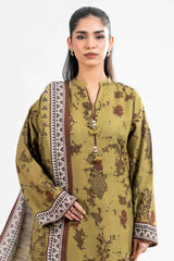 Printed Unstitched 3PC