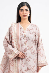 Printed Unstitched 3PC