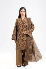 Printed Unstitched 3PC