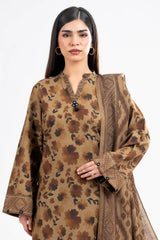 Printed Unstitched 3PC