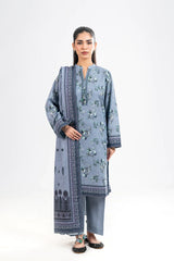 Printed Unstitched 3PC