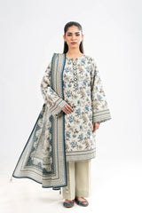 Printed Unstitched 3PC