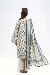 Printed Unstitched 3PC