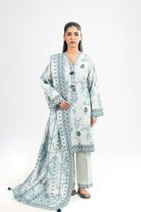 Printed Unstitched 3PC