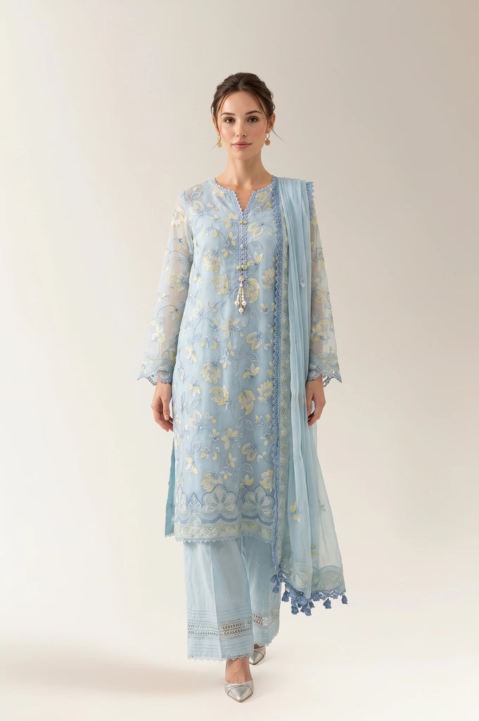 Embroidered Unstitched 3PC