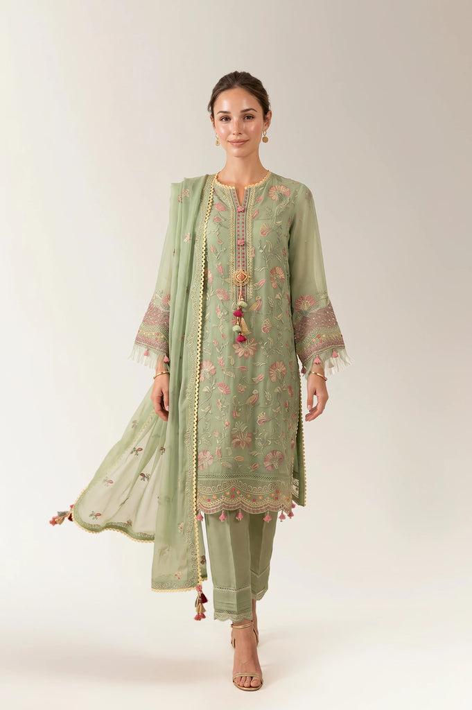 Embroidered Unstitched 3PC