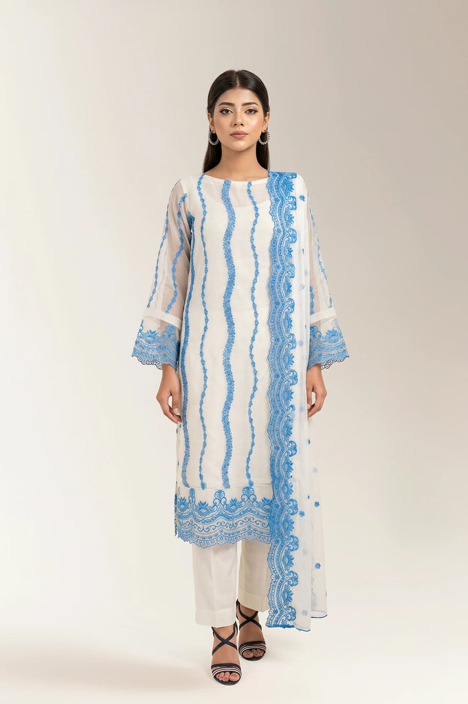 Embroidered Unstitched 3PC