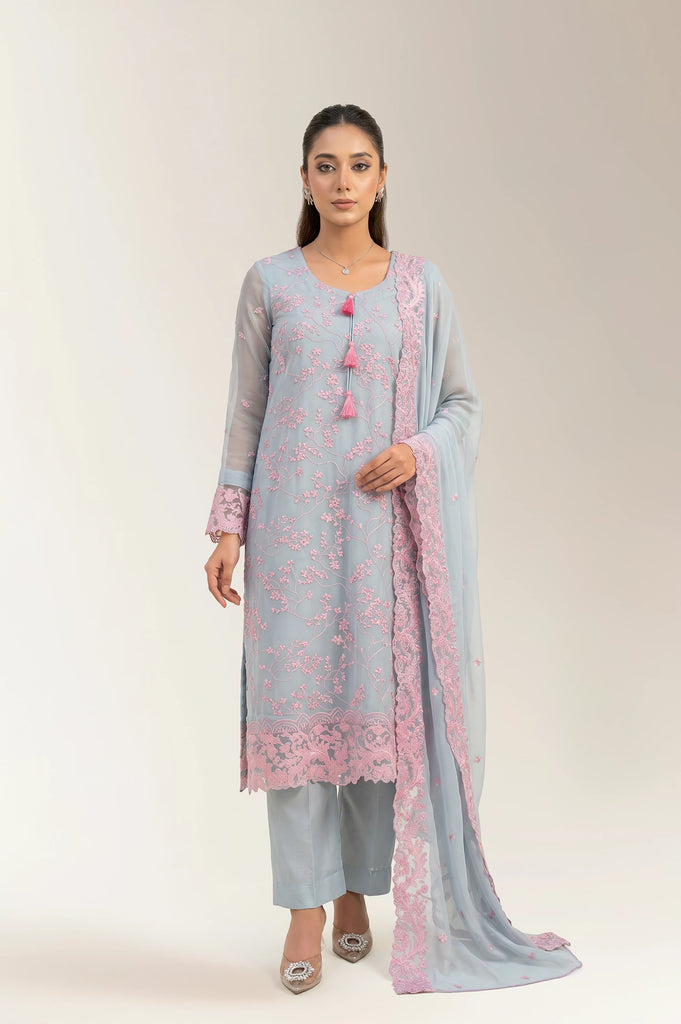 Embroidered Unstitched 3PC