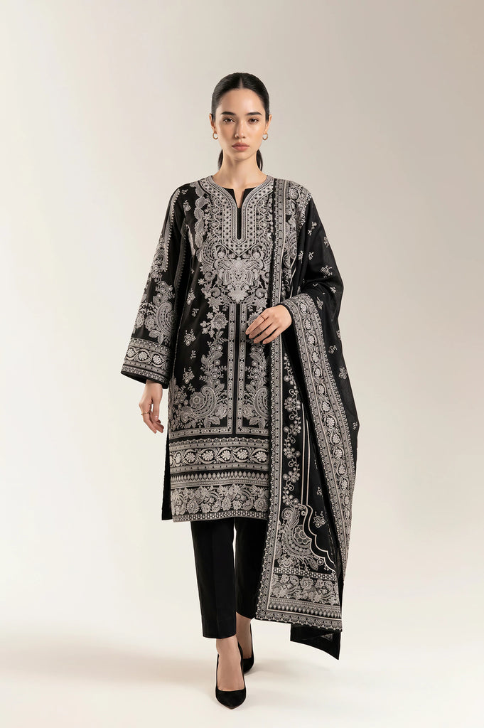 Printed Unstitched 3PC