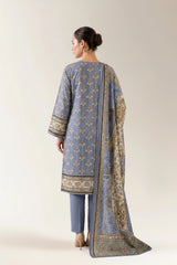 Printed Unstitched 3PC