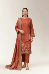 Printed Unstitched 3PC