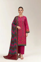 Printed Unstitched 3PC
