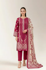 Printed Unstitched 3PC