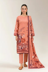Printed Unstitched 3PC