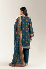 Printed Unstitched 3PC