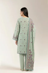 Printed Unstitched 3PC