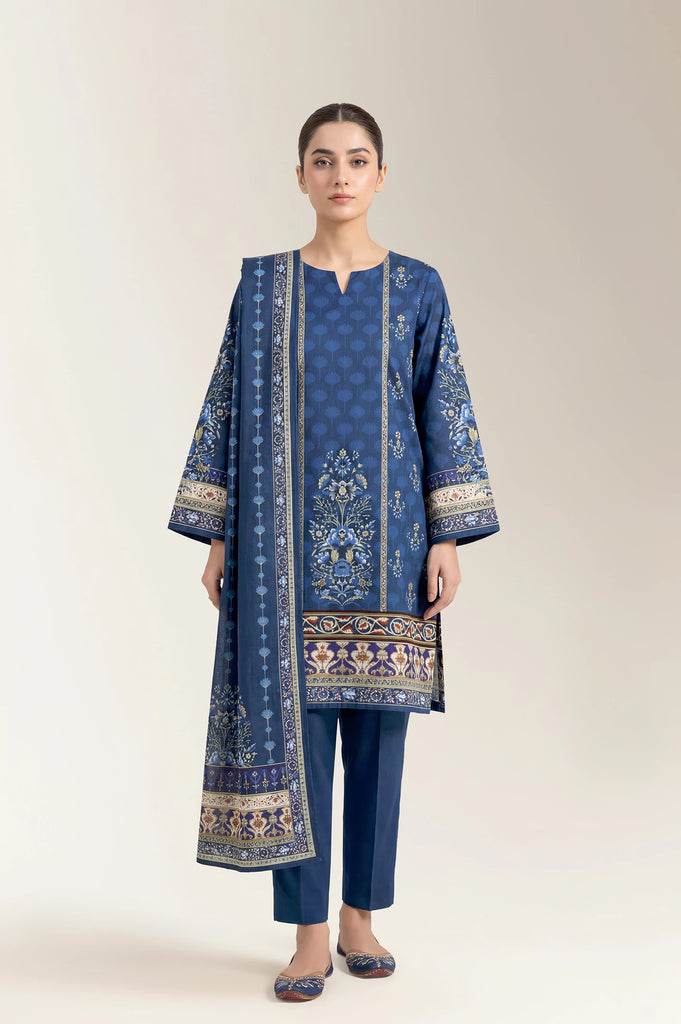 Printed Unstitched 3PC