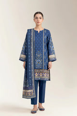 Printed Unstitched 3PC