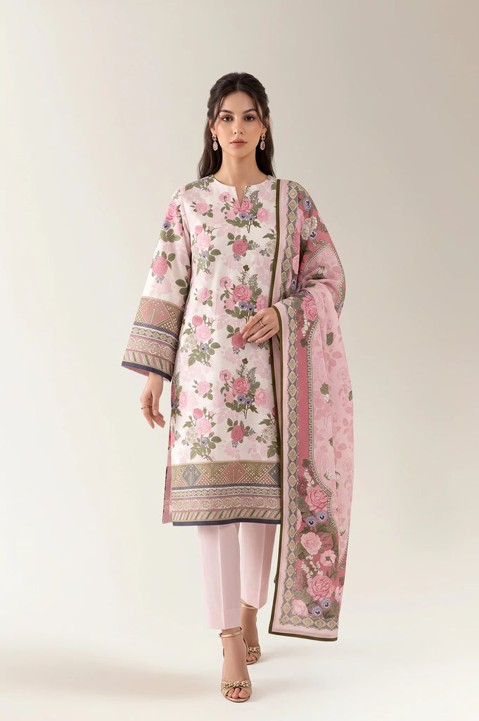 Printed Unstitched 3PC