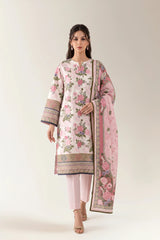 Printed Unstitched 3PC