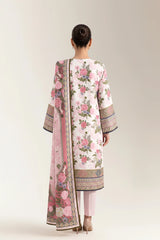 Printed Unstitched 3PC