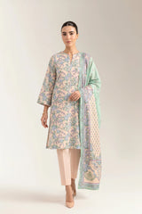 Printed Unstitched 3PC