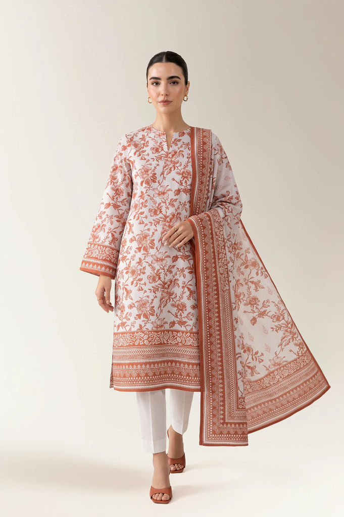 Printed Unstitched 3PC