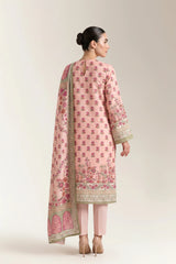 Printed Unstitched 3PC