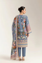 Printed Unstitched 3PC