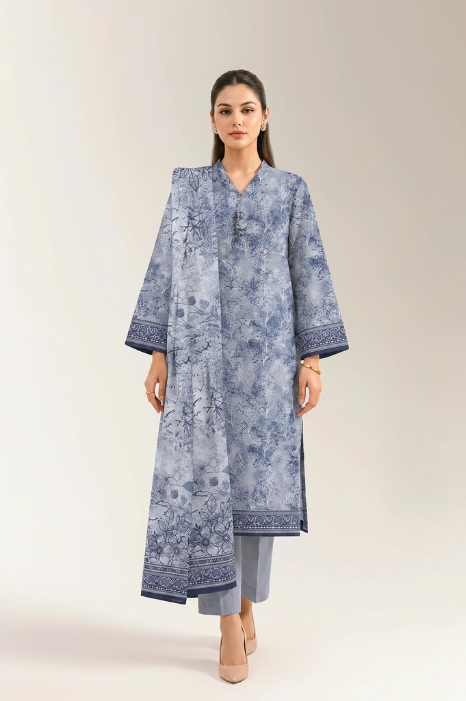Printed Unstitched 3PC
