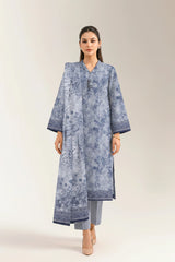 Printed Unstitched 3PC