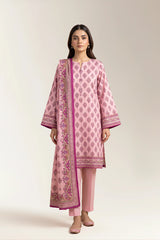Printed Unstitched 3PC