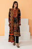 Black Viscose Printed Unstitched Shirt & Dupatta From Sohaye By Diners