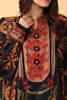 Black Viscose Printed Unstitched Shirt & Dupatta From Sohaye By Diners