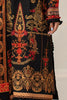 Black Viscose Printed Unstitched Shirt & Dupatta From Sohaye By Diners