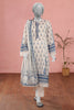 White Printed Unstitched Kurti With Dupatta